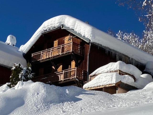 Chalet La Rioule 16 Pers Doucy Buitenkant foto