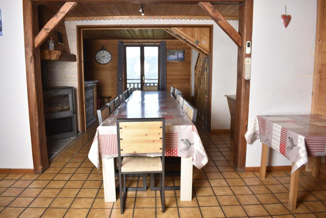 Chalet La Rioule 16 Pers Doucy Buitenkant foto